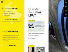 Tablet Screenshot of lpa.fr